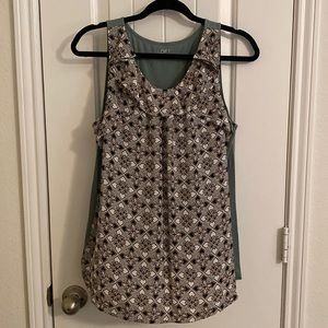 Pattern tank top from Loft. Size Large